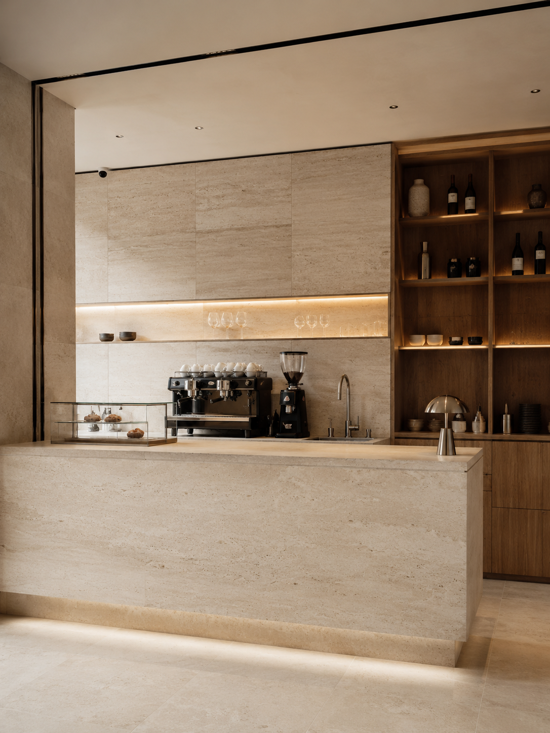 Café Lumen — bar counter