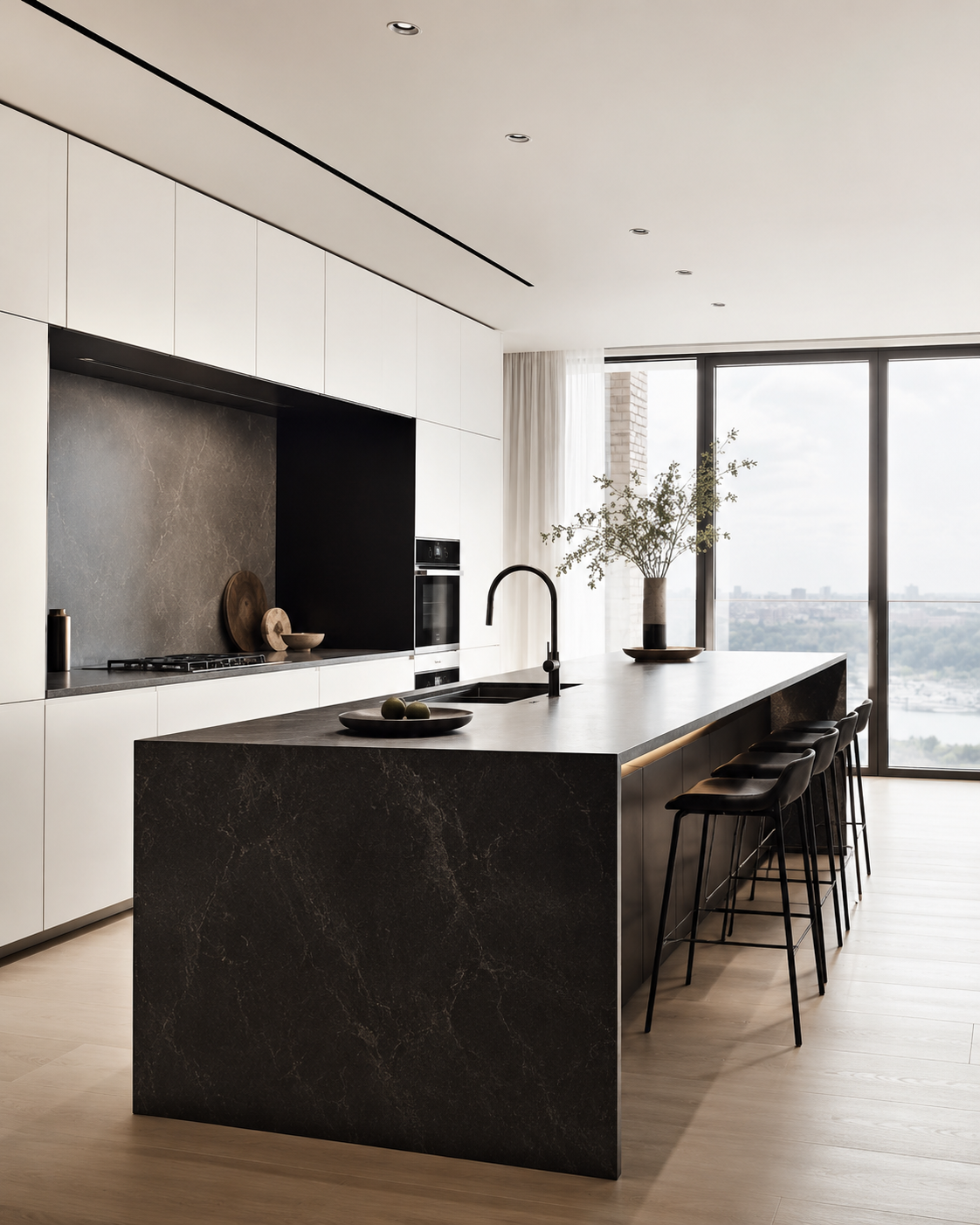 Hannam Residence — kitchen island