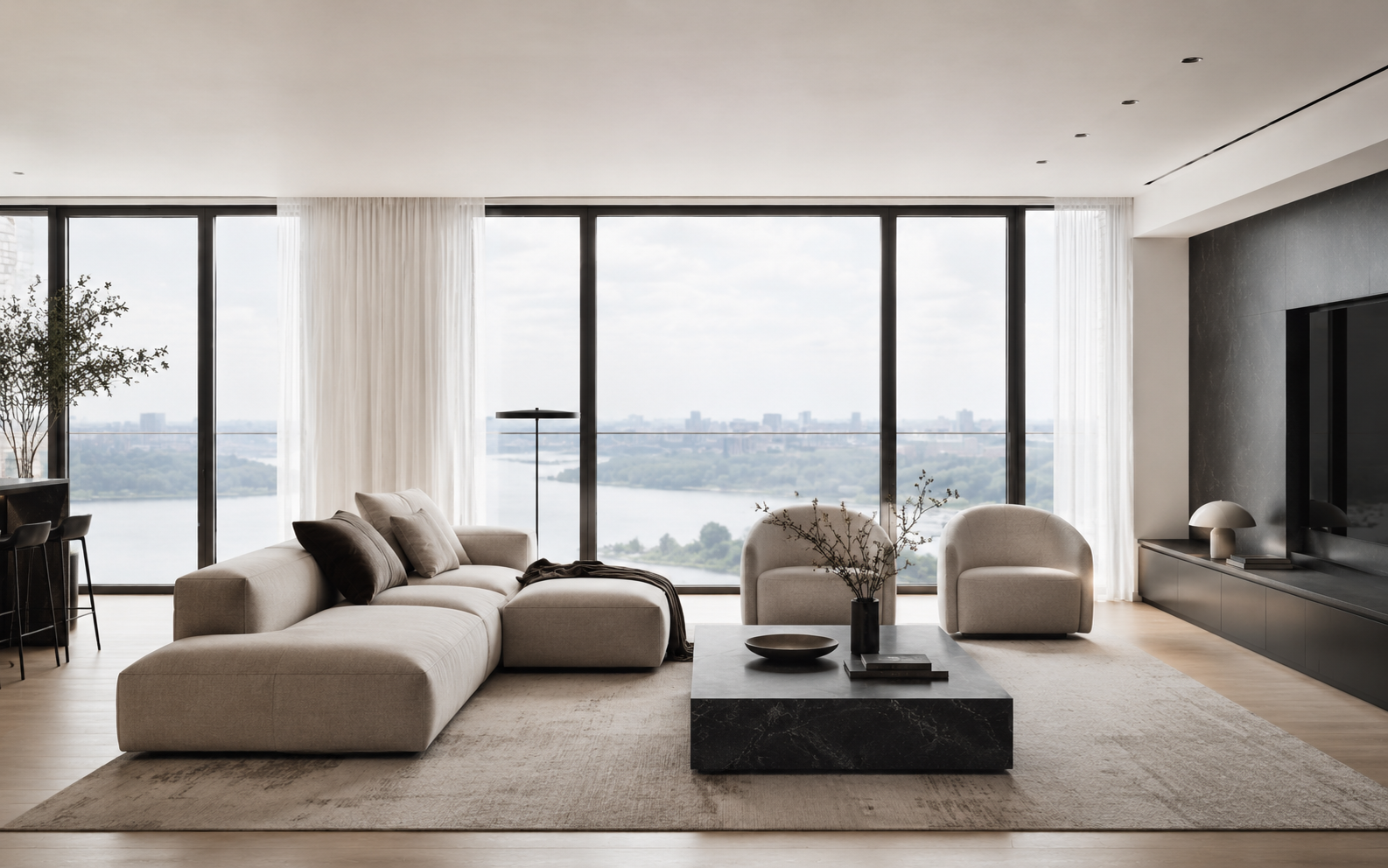 Hannam Residence — living room interior
